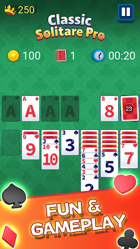 Classic Solitaire Pro Screenshot 2