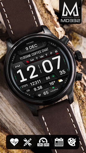 MD332 Digital watch face Screenshot 1
