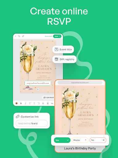 Invitation Maker: Cards & RSVP Screenshot 5