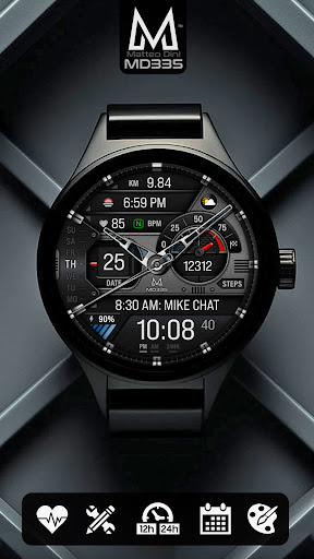 MD335 Hybrid watch face Screenshot 14