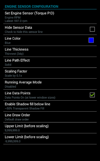 Realtime Charts for Torque Pro Screenshot 3