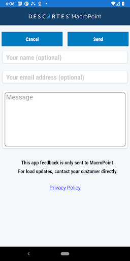 MacroPoint for Truckers Screenshot 7