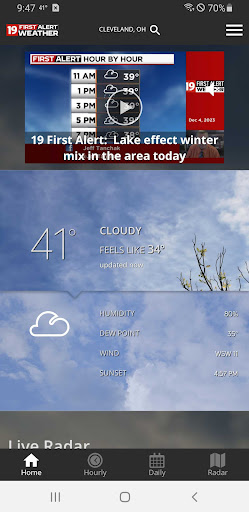 Cleveland19 FirstAlert Weather Screenshot 2
