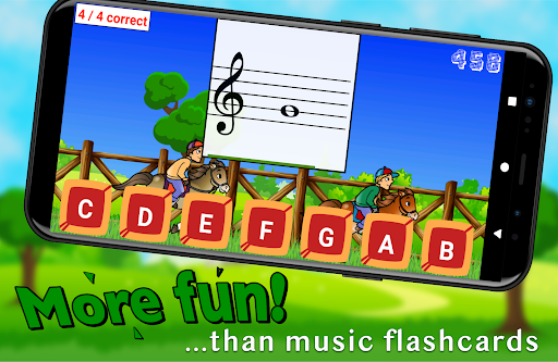 Flashnote Derby- music notes! Screenshot 6