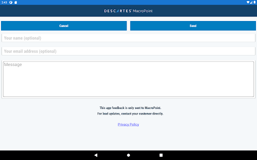 MacroPoint for Truckers Screenshot 4