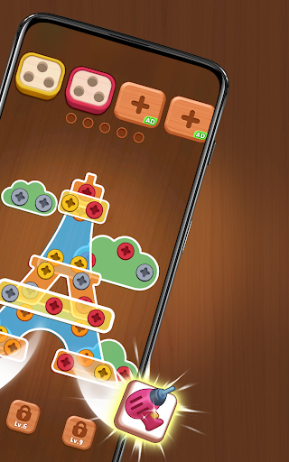 Woodbolt Sort: Nuts & Screws Screenshot 12