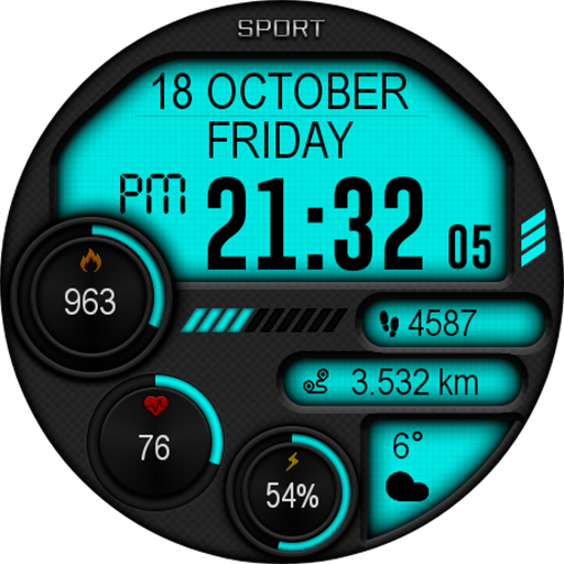 Digital Iwasa Watch Face Screenshot 22