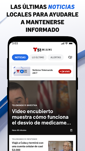 Telemundo 51 Miami: Noticias Screenshot 1