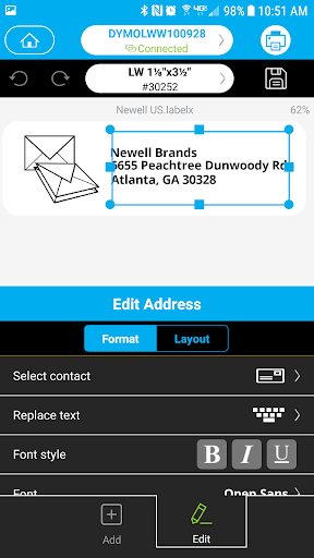 DYMO Connect Screenshot 2