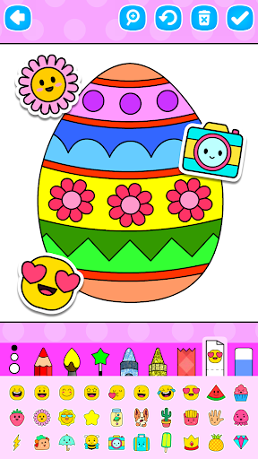 Easter Egg Coloring Pages Screenshot 5