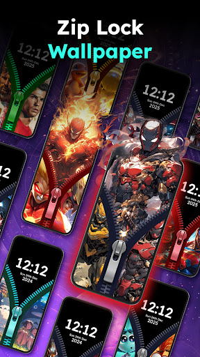 Zipper Lock Wallpapers Screen Screenshot 16
