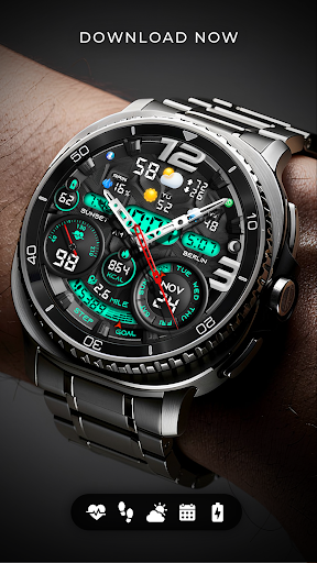 PER32 Ultra Hybrid Watch Face Screenshot 5