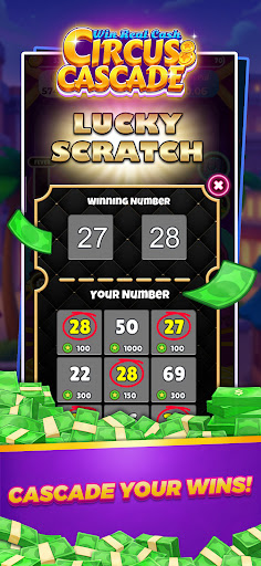 Circus Cascade: win real cash Screenshot 3