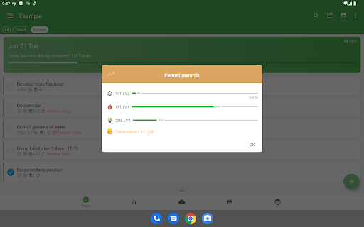LifeUp: Gamify Tasks & Habits Screenshot 2