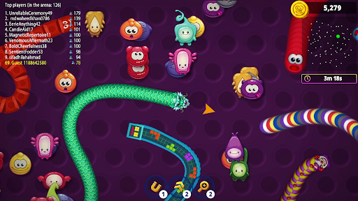 Worms Zone .io - Hungry Snake Screenshot 9