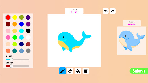 Coloring games: speed drawing Screenshot 1