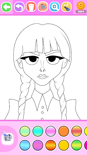 Princess Coloring Book Glitter Screenshot 1
