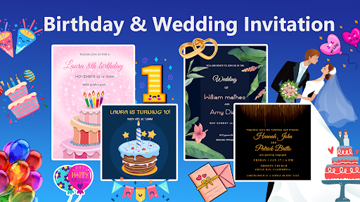 Invitation card Maker, Design Screenshot 24
