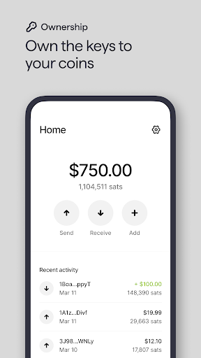 Bitkey - Bitcoin Wallet Screenshot 1