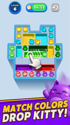 Drop Kitty : Color Puzzle Screenshot 4