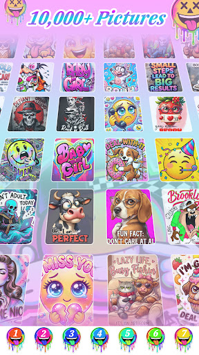 Meme Color By Number Game Screenshot 13