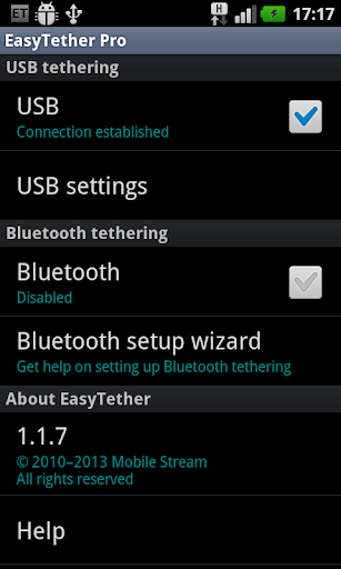 EasyTether Pro Screenshot 2