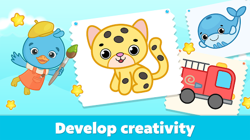 Coloring for Kids: Drawing 2-6 Screenshot 13