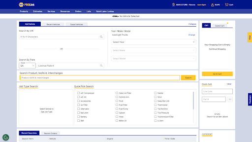 NAPA PROLink Screenshot 10