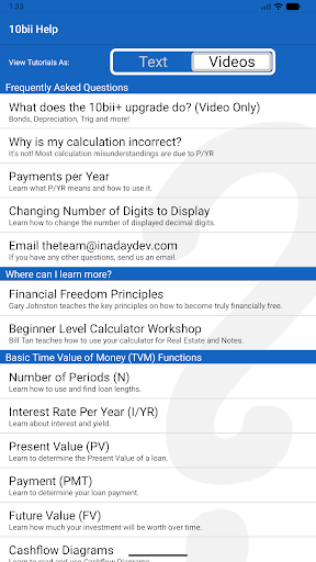 10bii Financial Calculator Screenshot 22