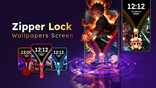 Zipper Lock Wallpapers Screen Screenshot 17