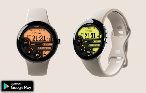 Digital Iwasa Watch Face Screenshot 2