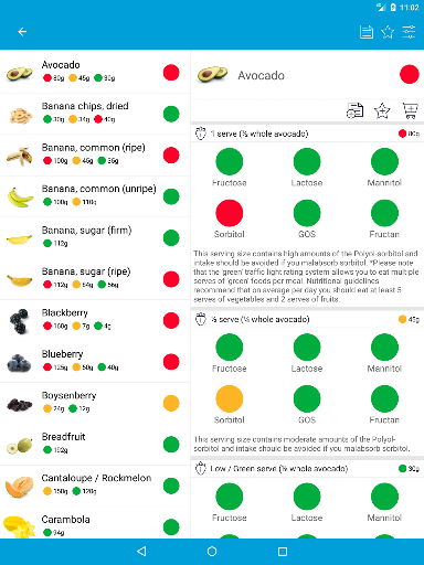 Monash University FODMAP diet Screenshot 12