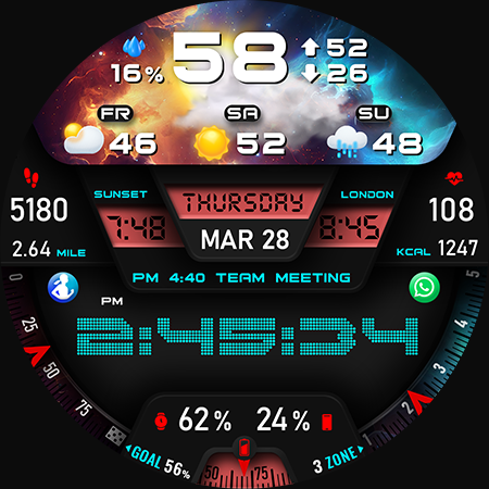PER27 Digital Watch Face Screenshot 34