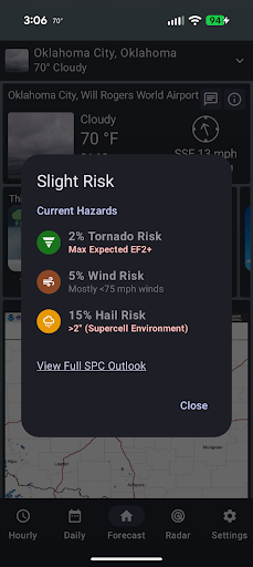 US Public Weather Screenshot 1