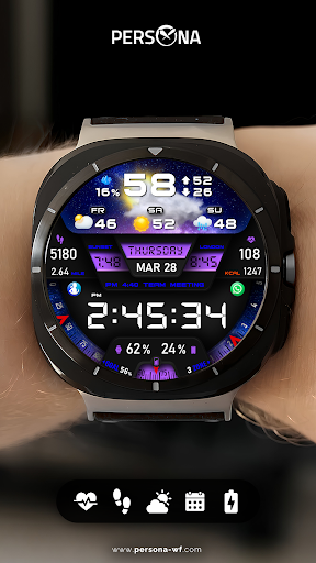 PER27 Digital Watch Face Screenshot 10