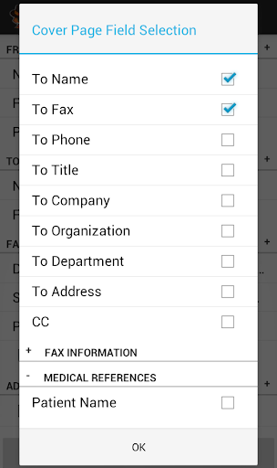 FaxCover Pro Create Cover Page Screenshot 4