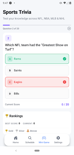 Live Scores : NFL NCAA NBA MLB Screenshot 18