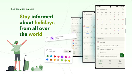 Holiday Calendar Screenshot 1