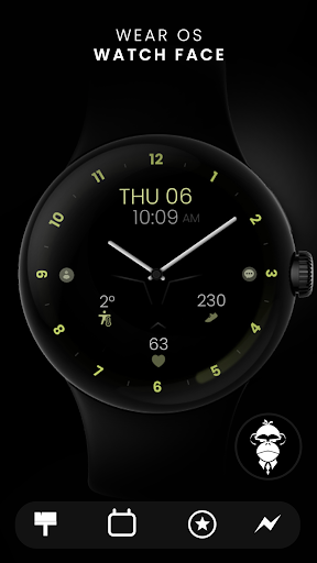 Minimal Black v30 Watch Face Screenshot 7