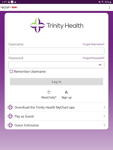 Trinity Health MyChart Screenshot 5