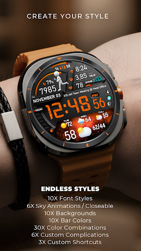 PER23 Digital Watch Face Screenshot 5