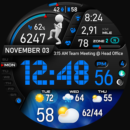 PER23 Digital Watch Face Screenshot 33