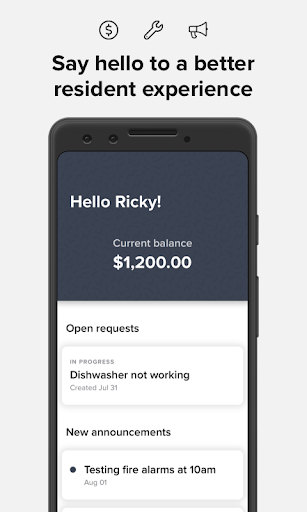 Resident Center Screenshot 1