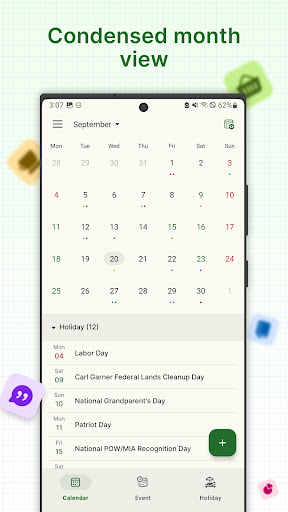 Holiday Calendar Screenshot 6