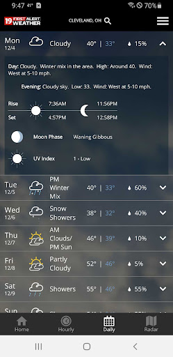 Cleveland19 FirstAlert Weather Screenshot 2