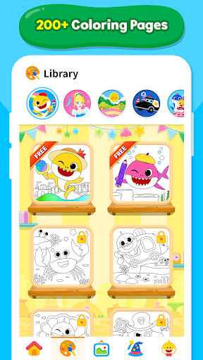 Baby Shark Coloring Book: Kids Screenshot 1