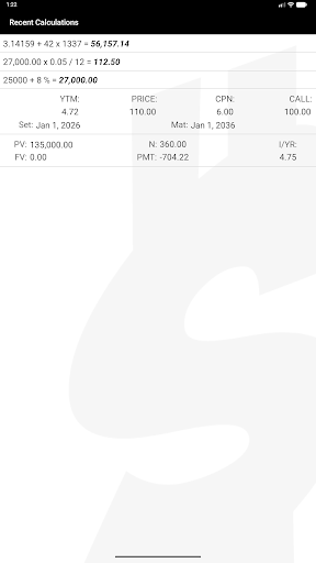 10bii Financial Calculator Screenshot 13