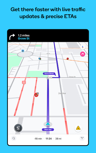 Waze Navigation & Live Traffic Screenshot 3