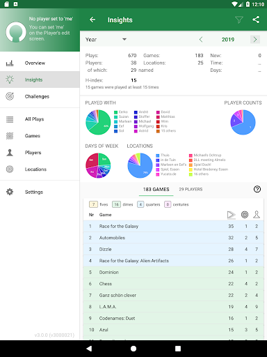Board Game Stats Screenshot 15
