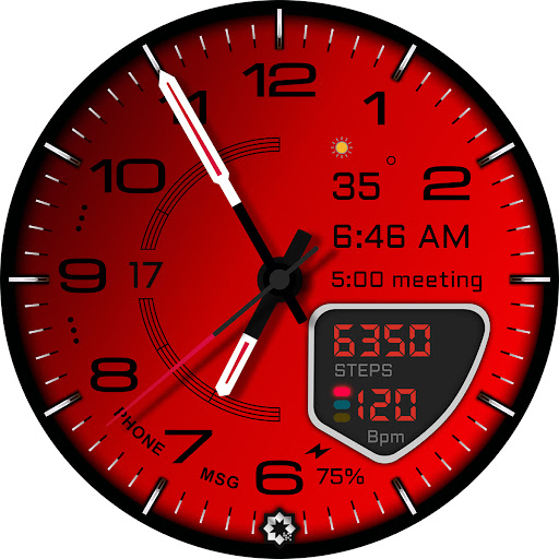 D355 Premium Watch Face Screenshot 23